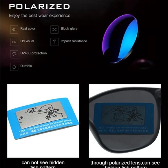 Red & Green 2pk Polarized UV400 Protection Sunglasses Fishing Cycling Hik… - Picture 8 of 8